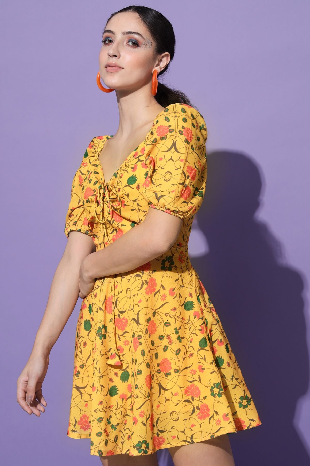 Women's Cotton Blend Skater Dress