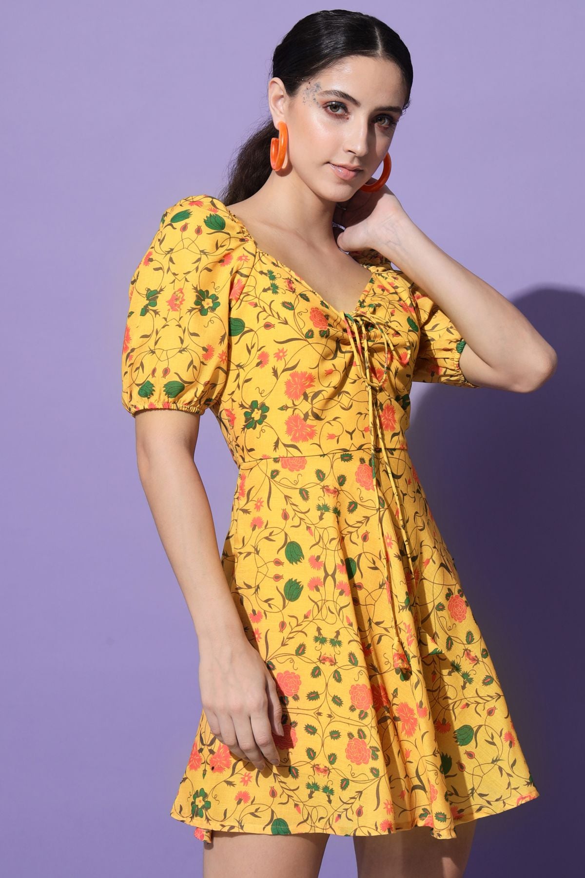 Women's Cotton Blend Skater Dress