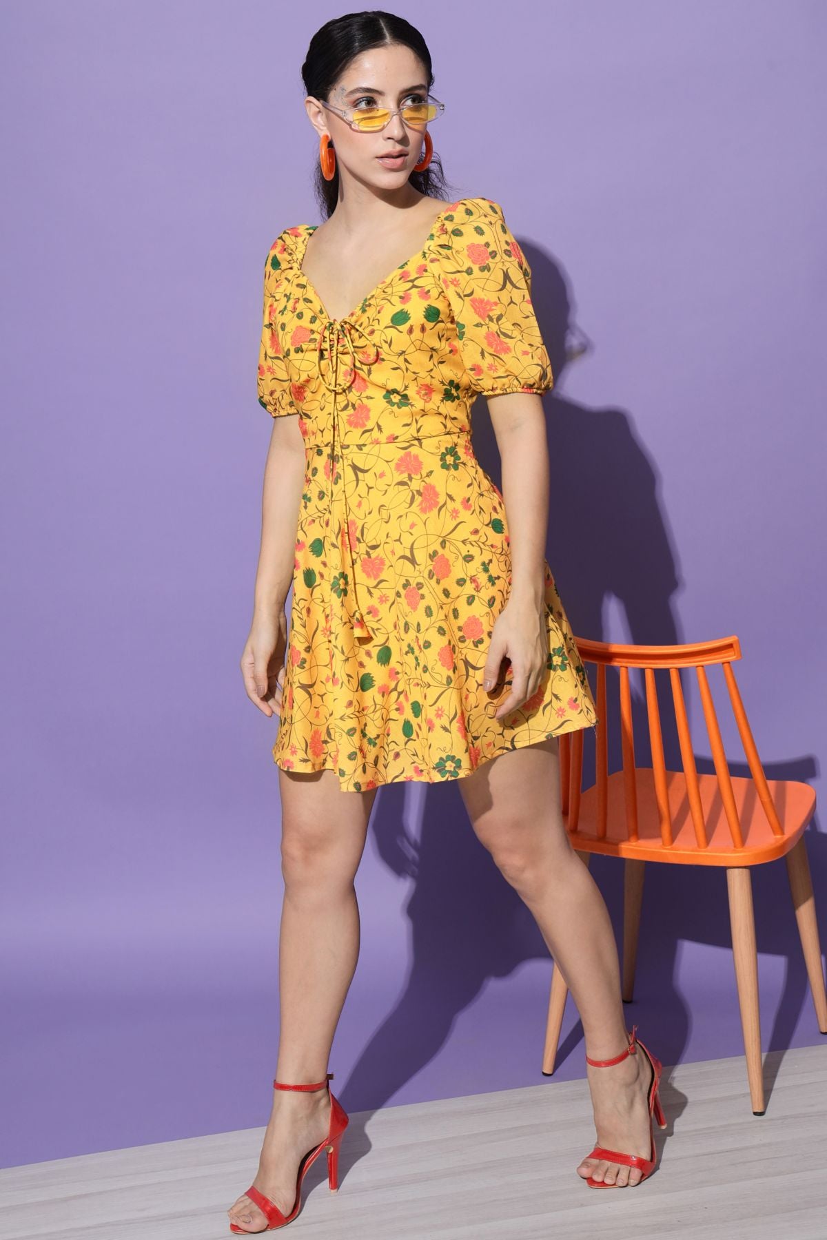 Women's Cotton Blend Skater Dress