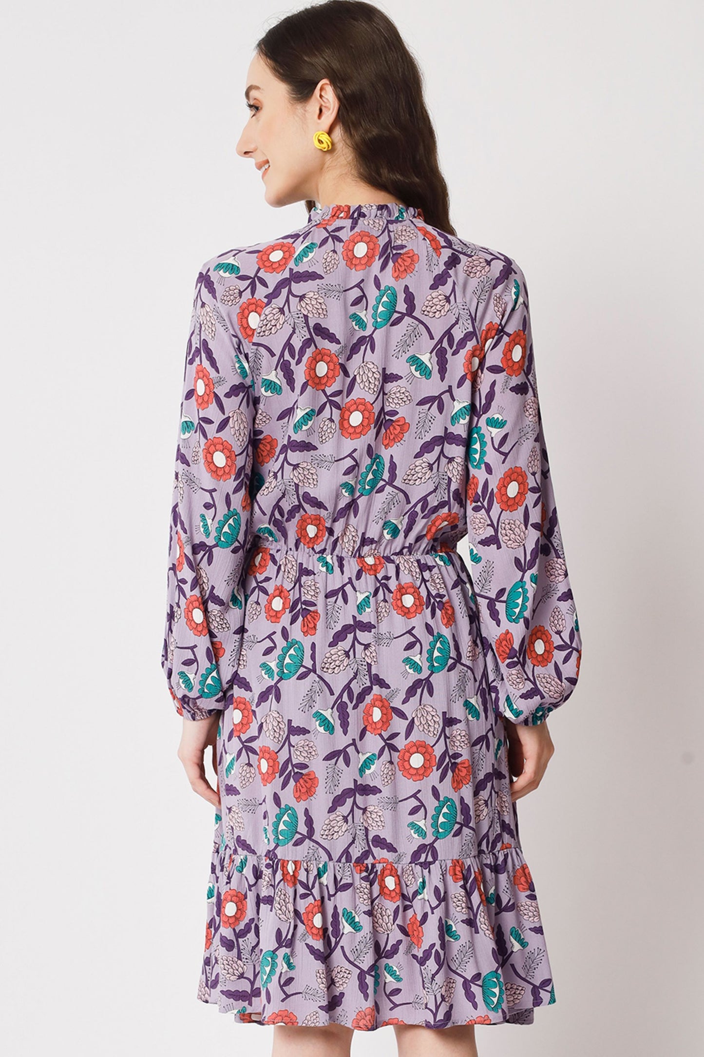 Women's Viscose Flared Dress