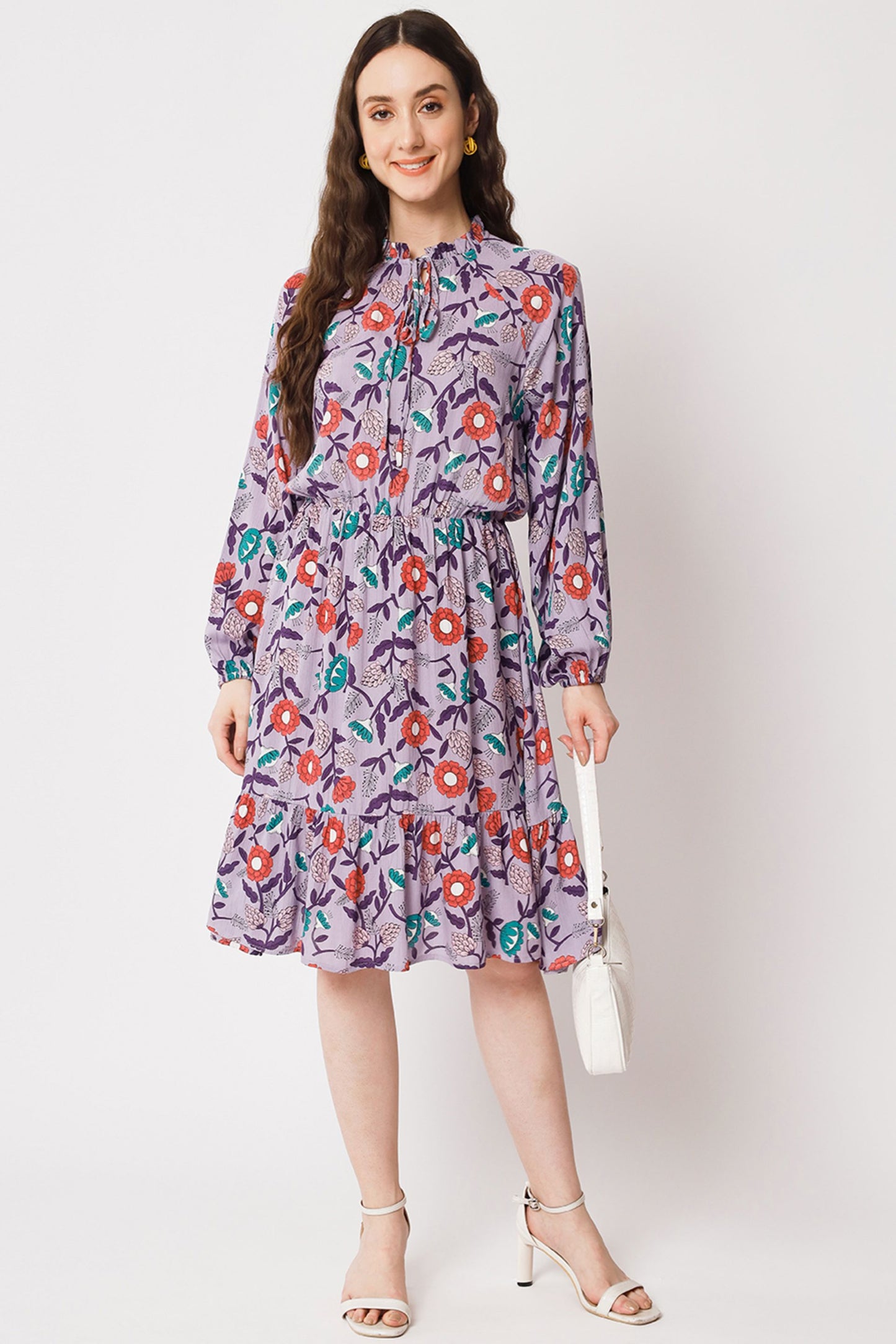 Women's Viscose Flared  Dress