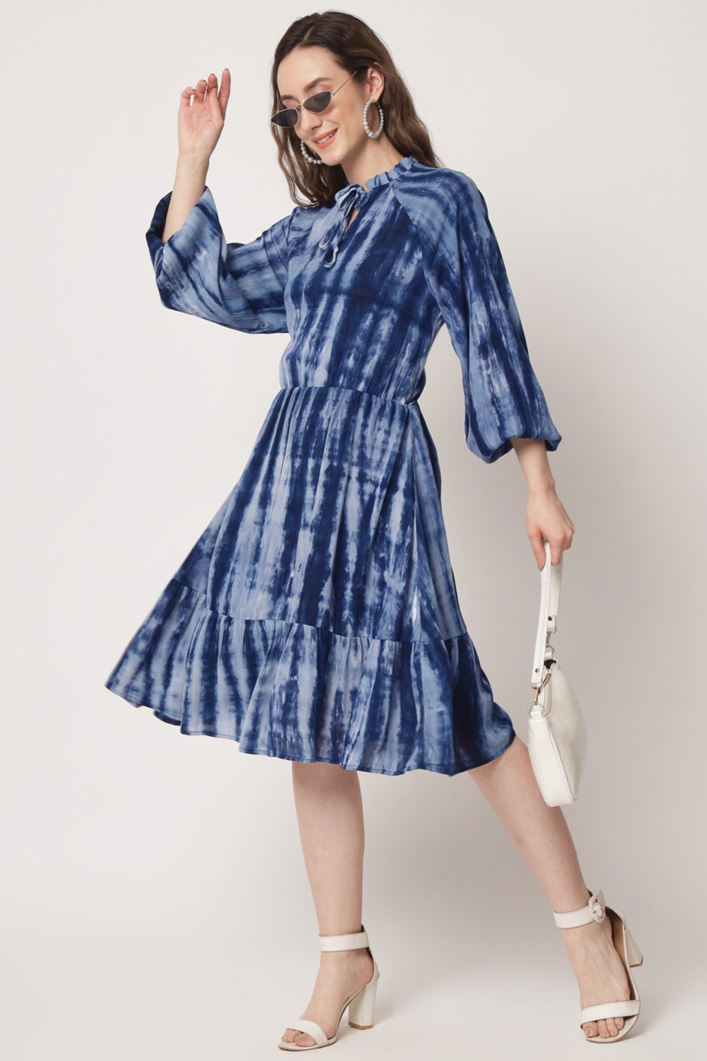 Women's Viscose Flared Dress