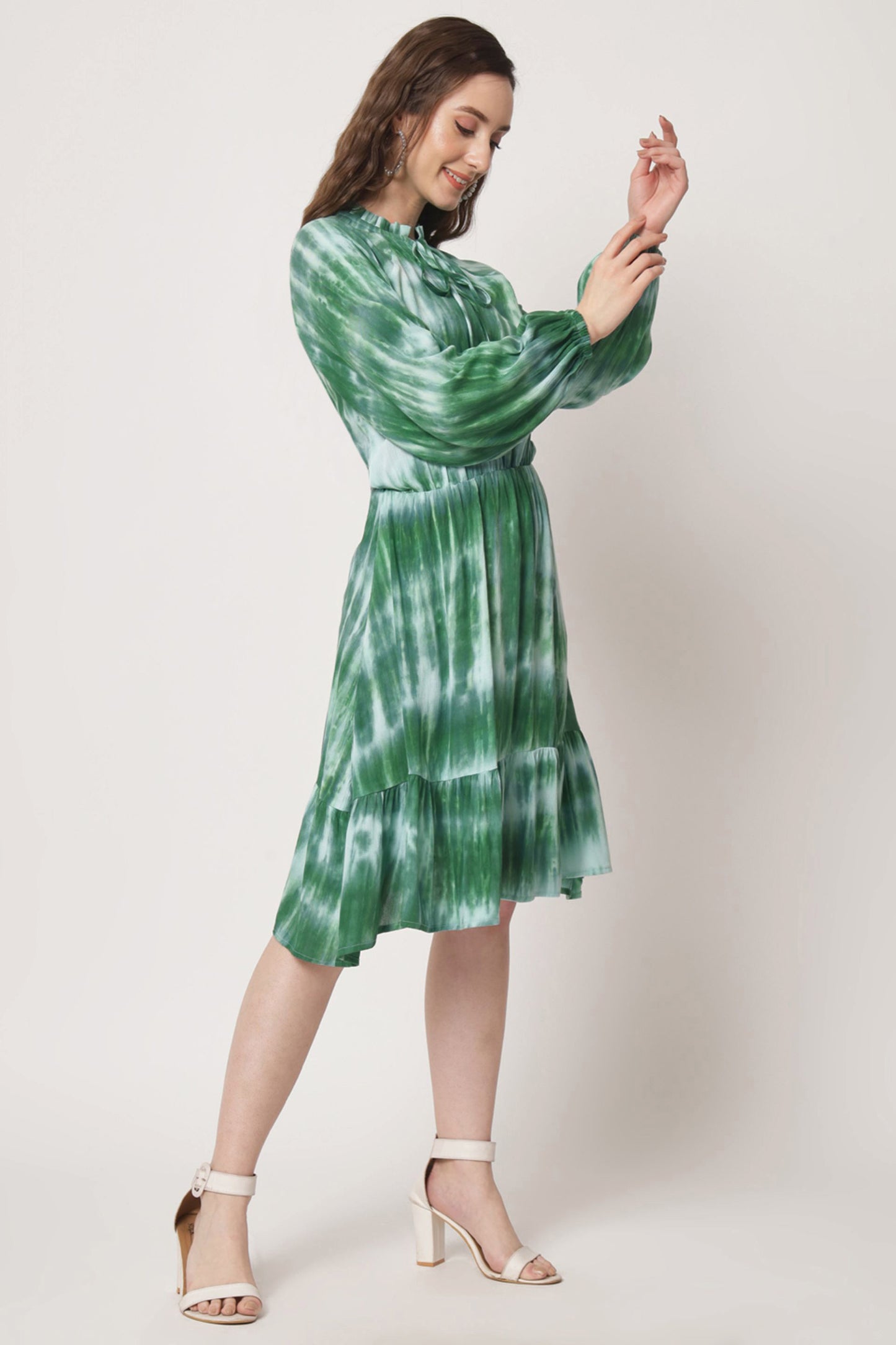 Women's Viscose Flared Dress