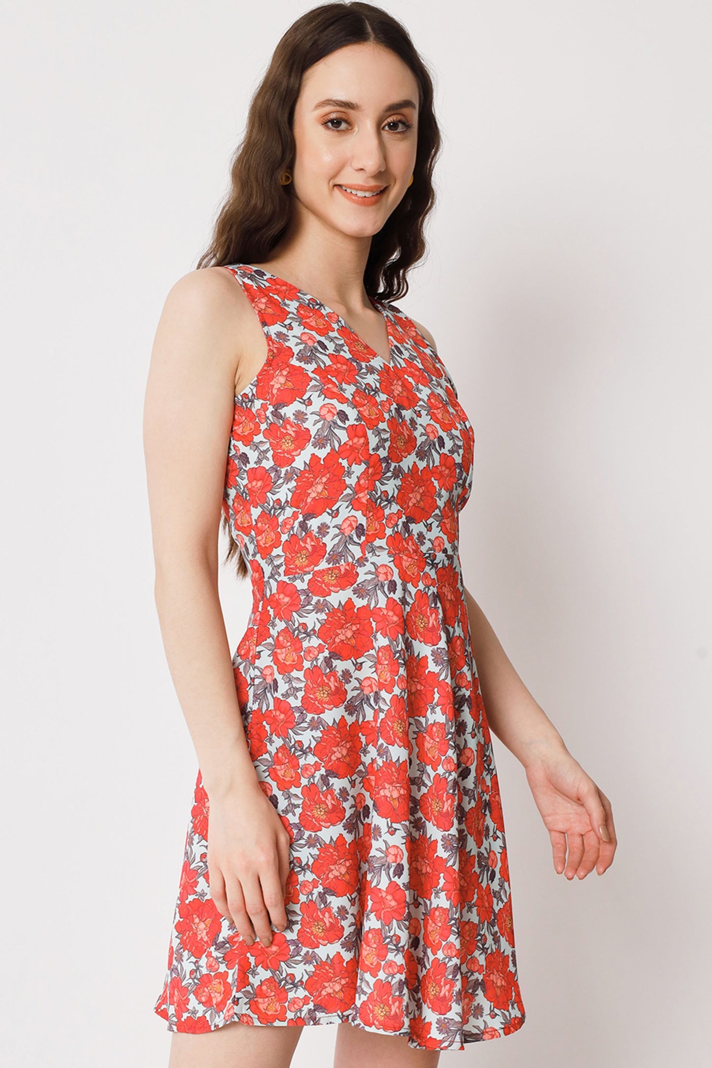 Women's Polyester Skater Dress