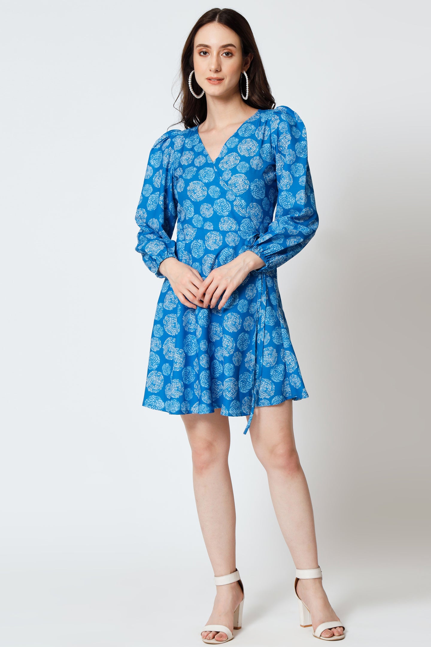 Women's Crepe Flared Dress