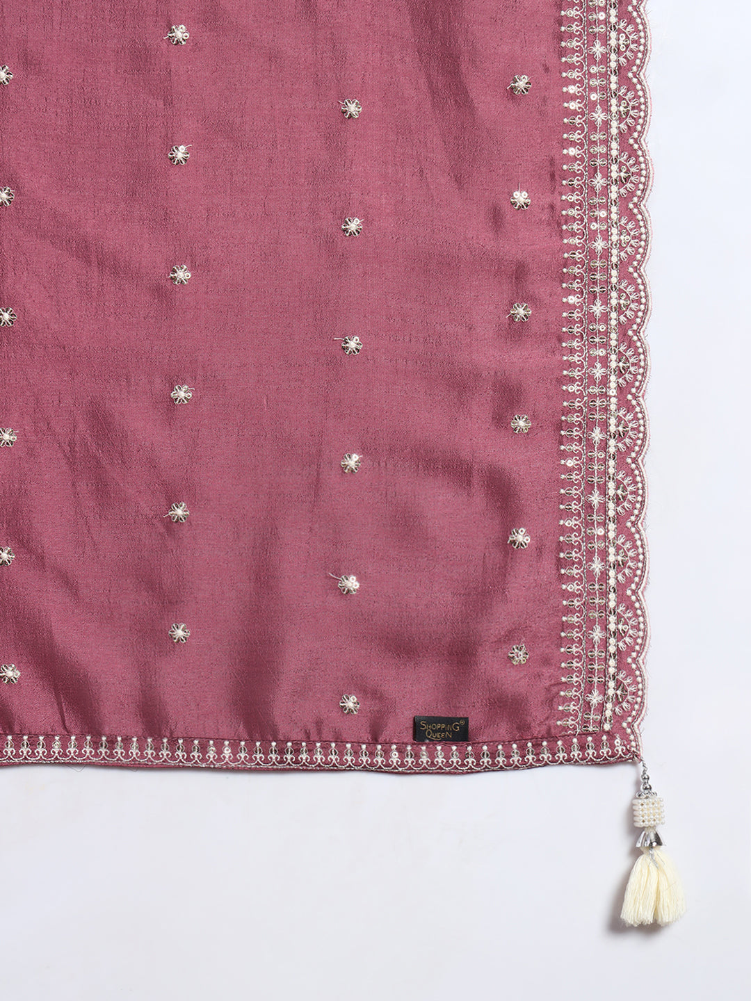 Women's Embroidered Silk Blend Kurta and Palazzo Set
