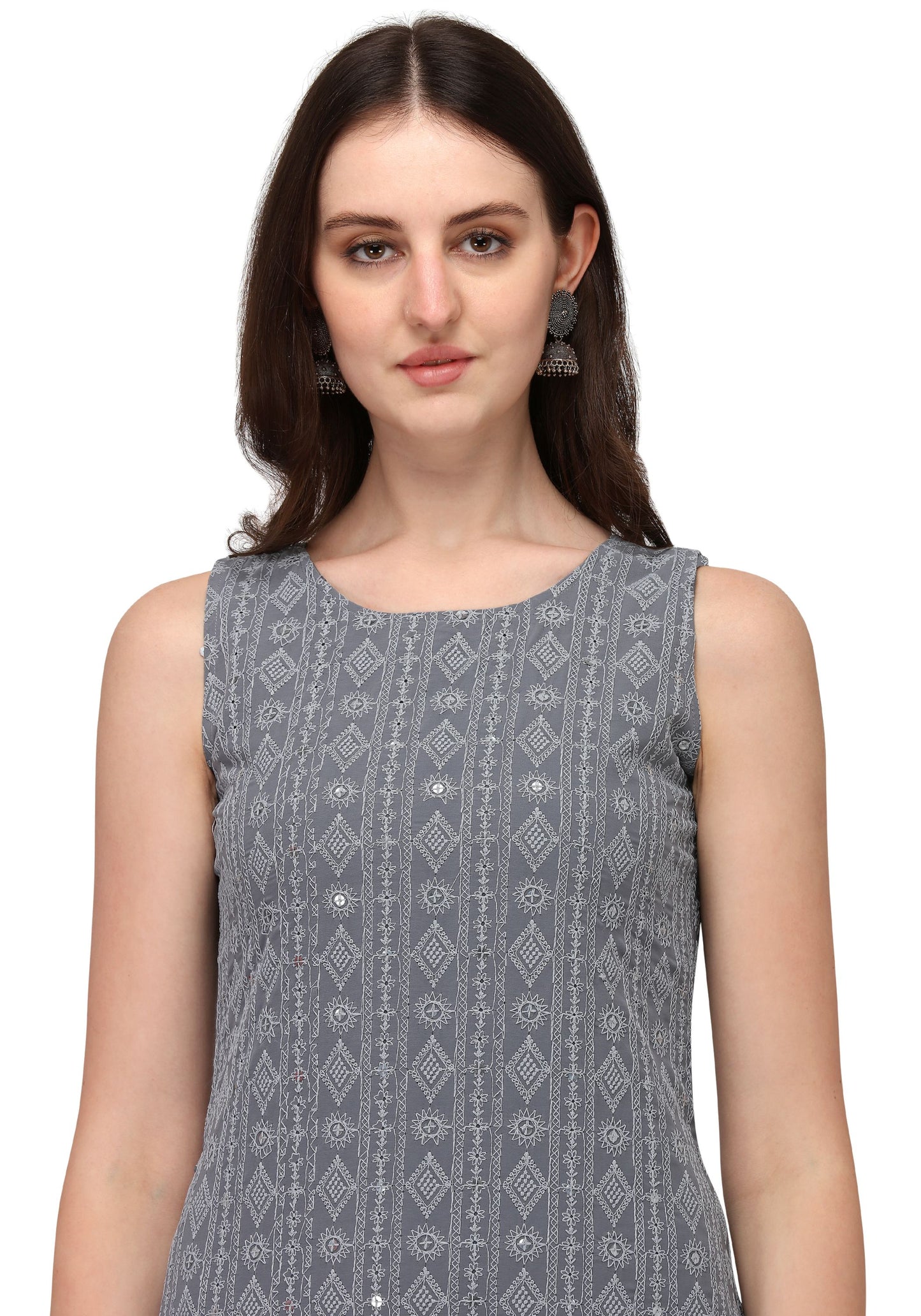 Women's Schiffily Georgette Kurta and Palazzo Set