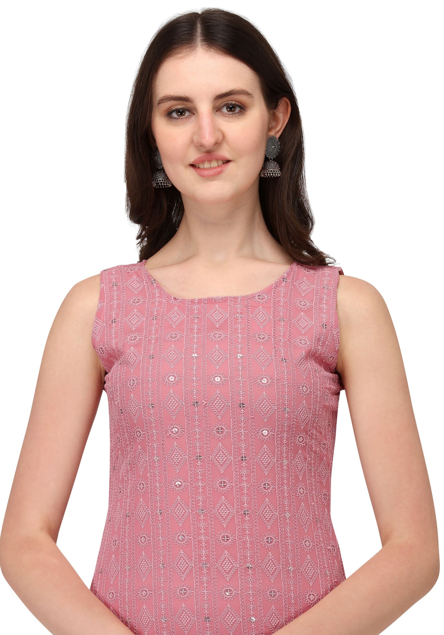 Women's Schiffily Georgette  Kurta and Palazzo Set