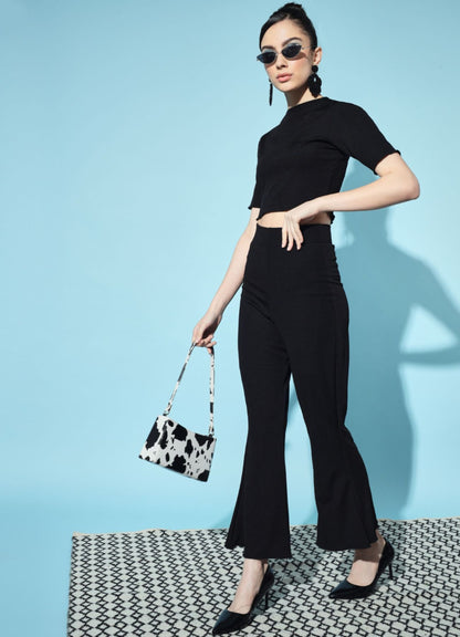 Women's Polyester Bodycon Co-ord Set