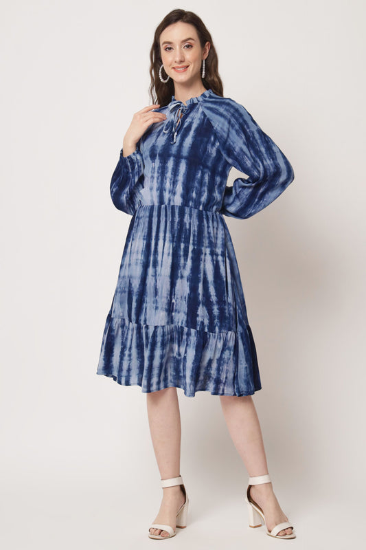 Women's Viscose Flared Dress
