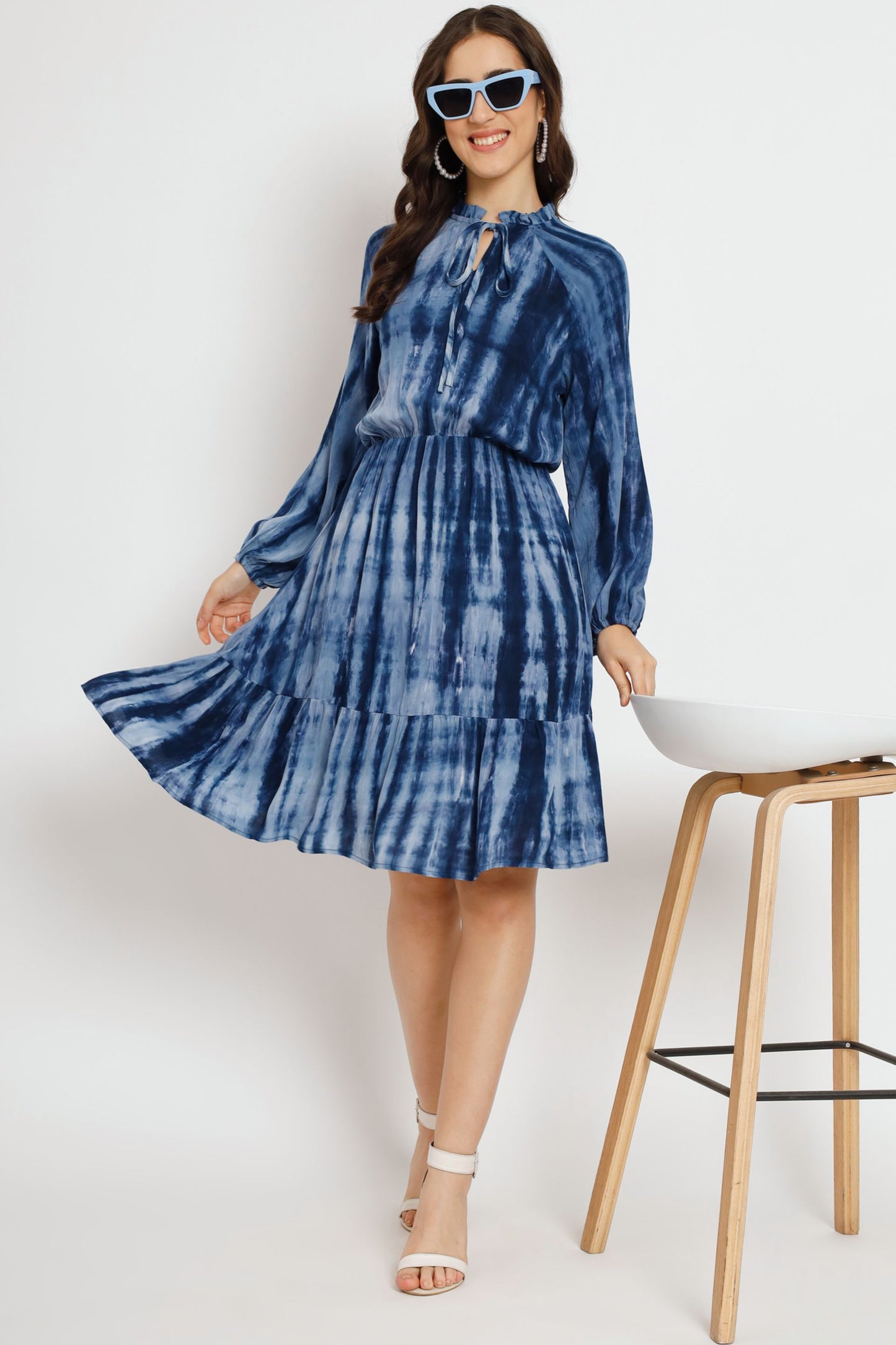 Women's Viscose Flared Dress