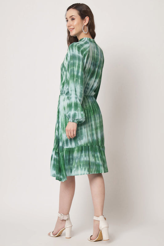 Women's Viscose Flared Dress