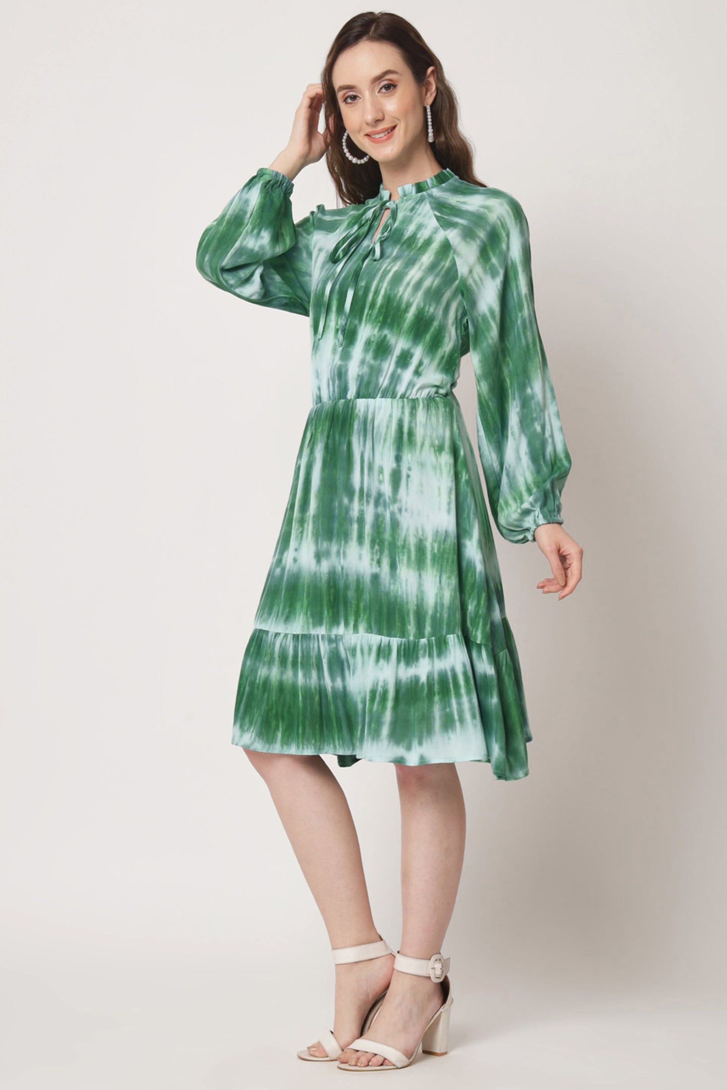 Women's Viscose Flared Dress