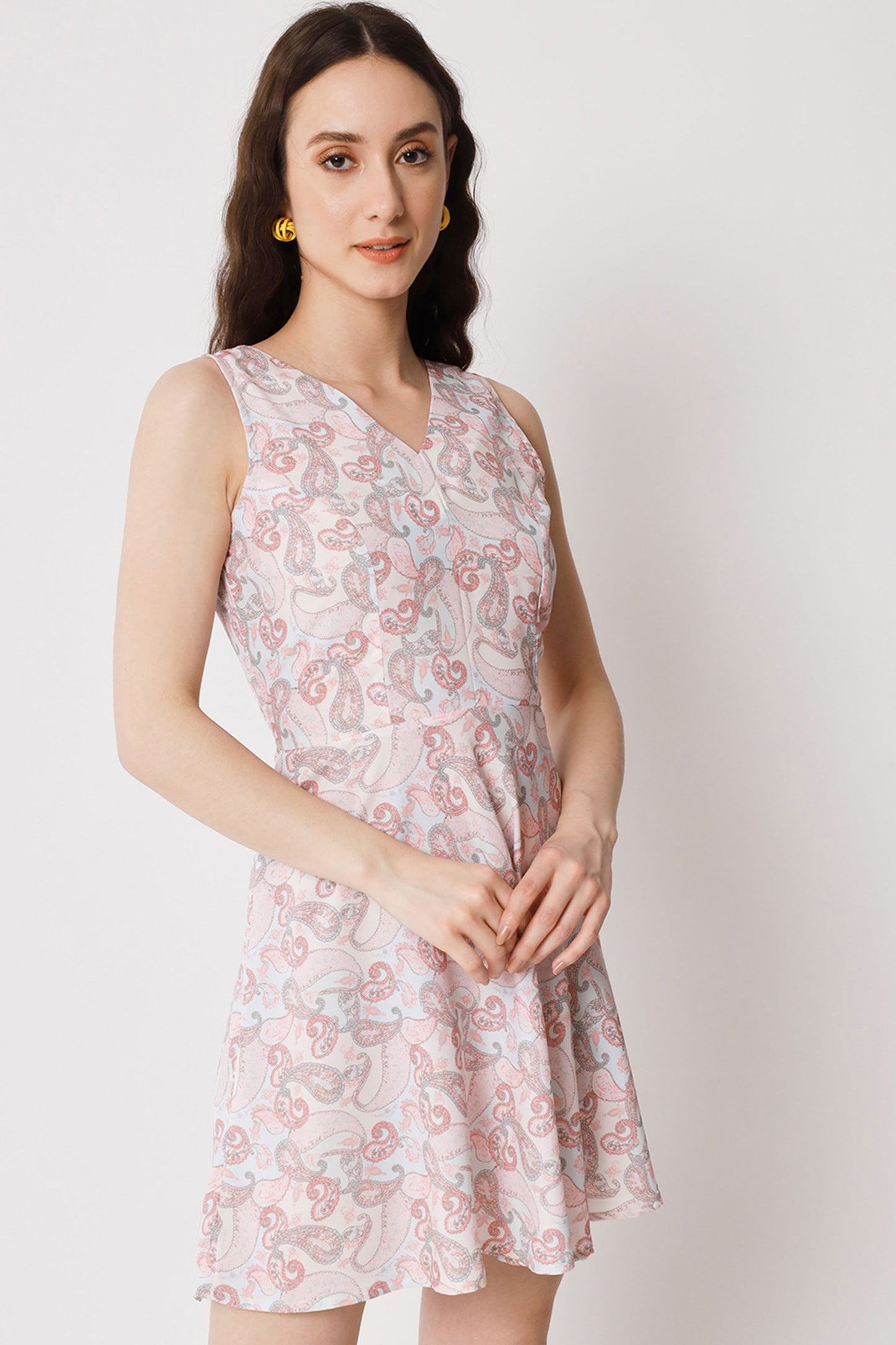 Women's Polyester Skater Dress