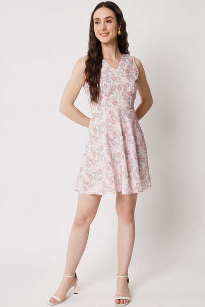 Women's Polyester Skater Dress