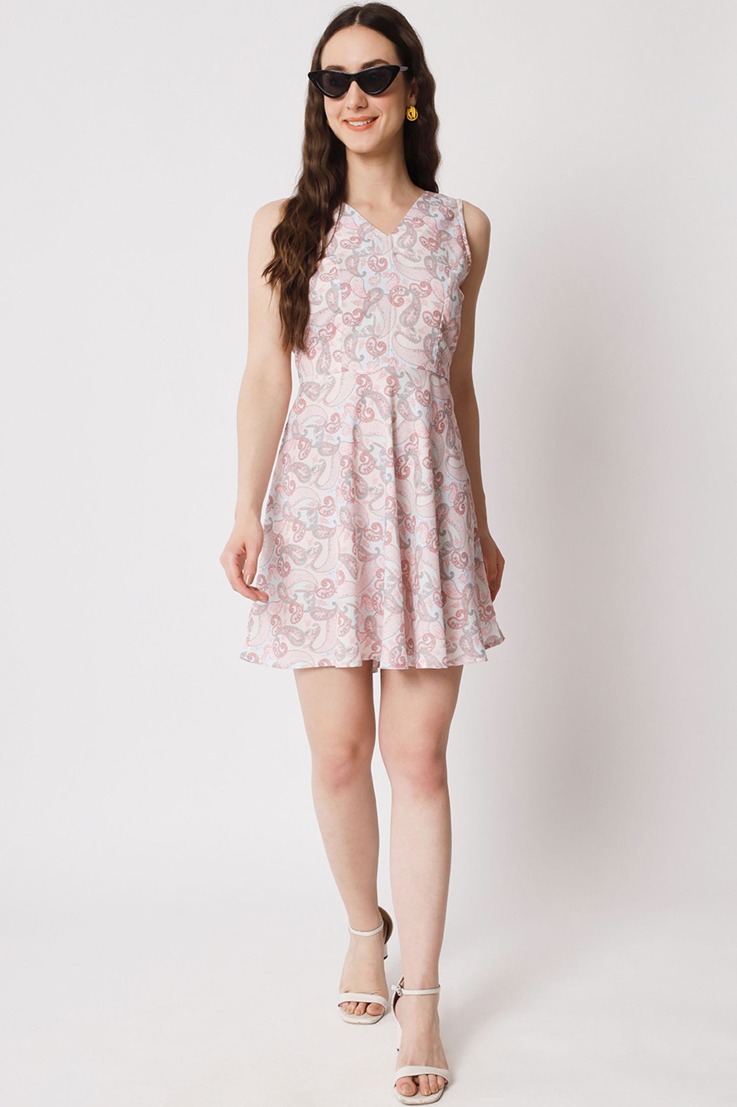 Women's Polyester Skater Dress