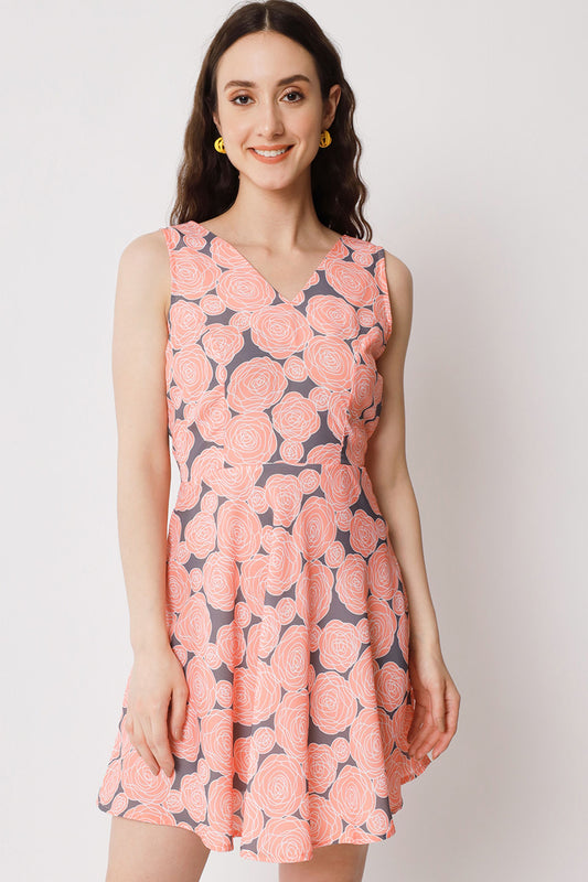 Women's Polyester Skater Dress