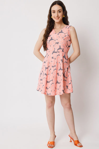 Women's Polyester Skater Dress