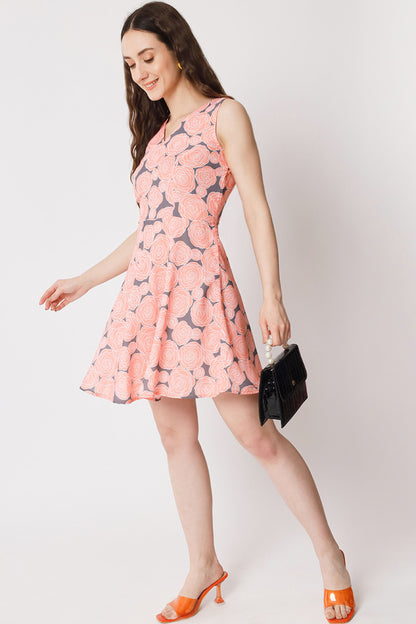 Women's Polyester Skater Dress