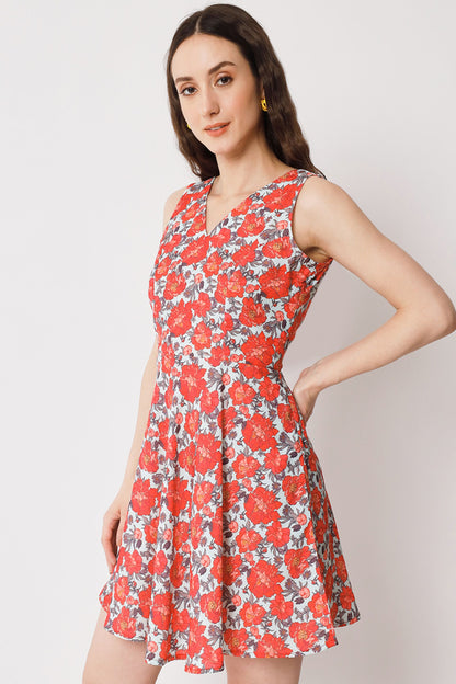Women's Polyester Skater Dress