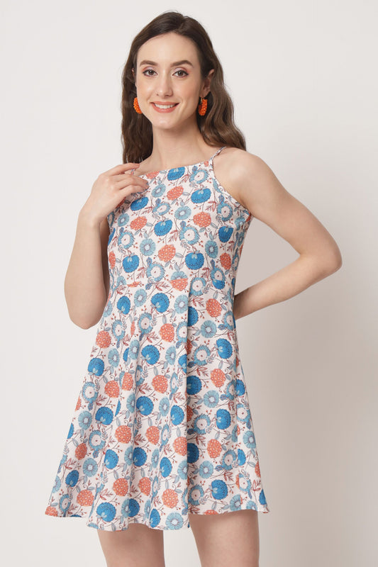 Women's Polyester Flared Dress
