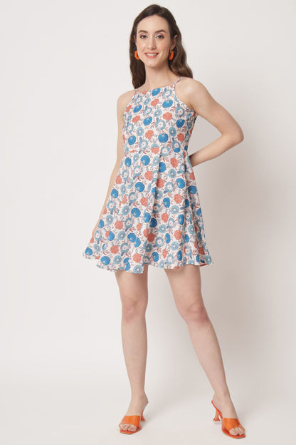 Women's Polyester Flared Dress