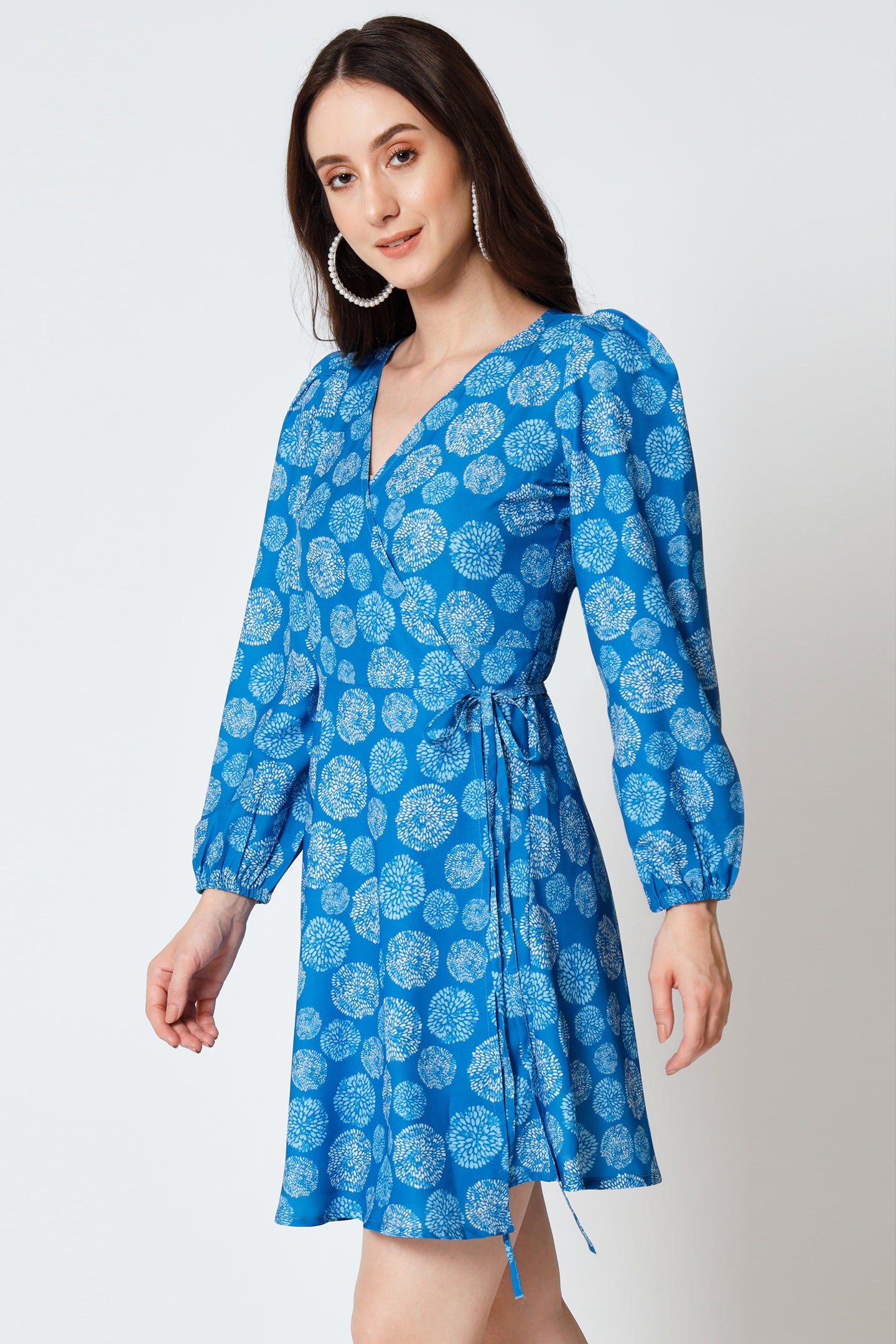 Women's Crepe Flared Dress
