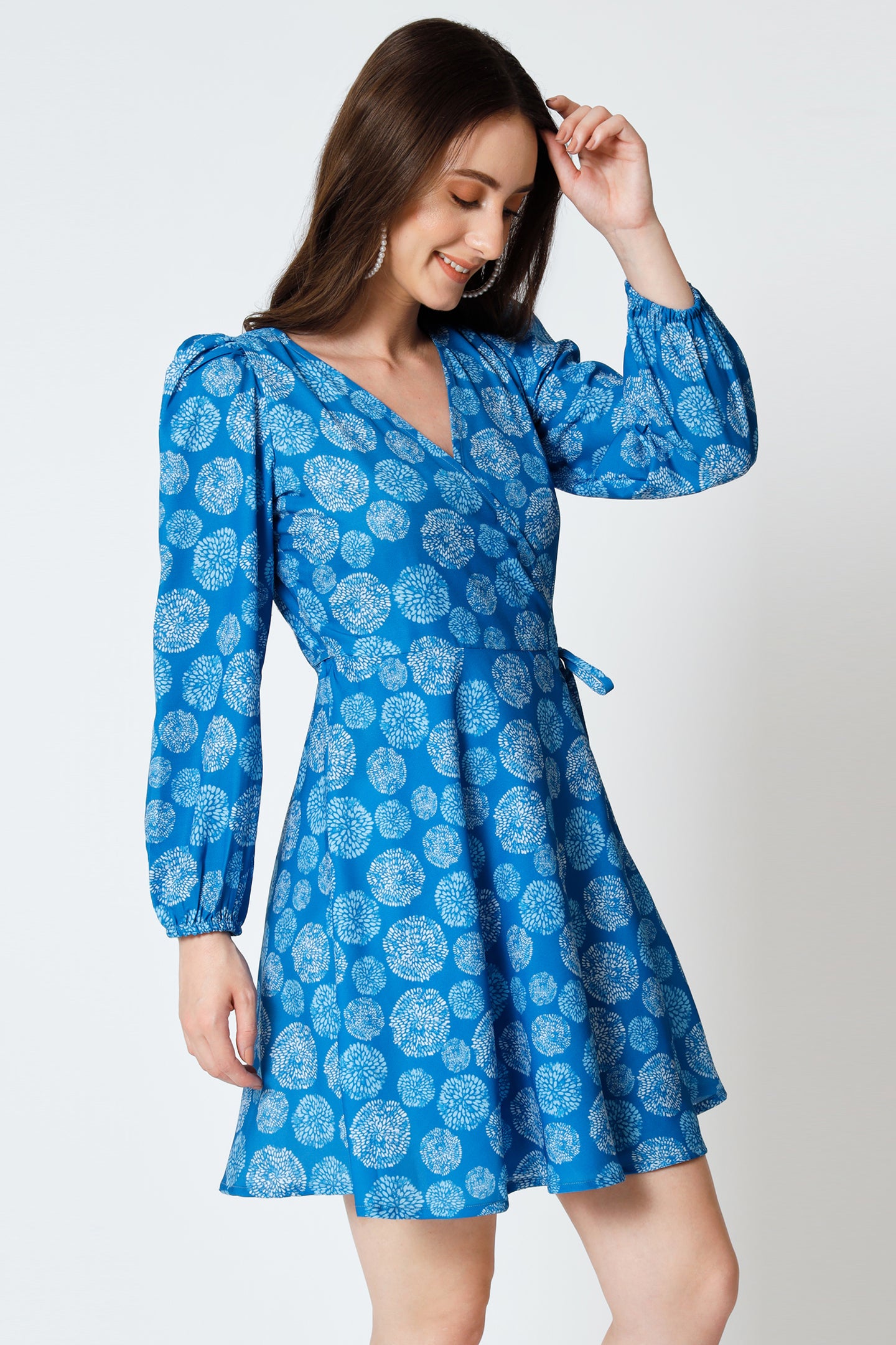 Women's Crepe Flared Dress