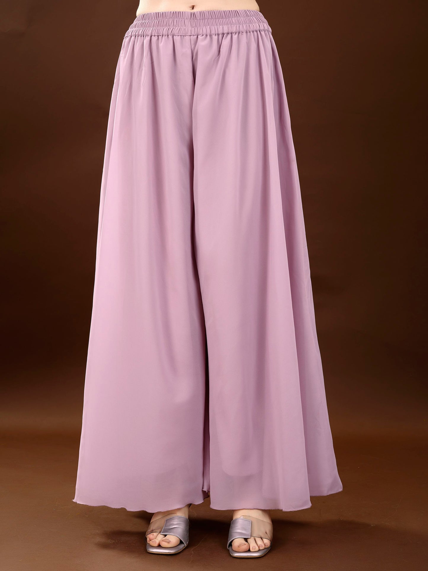 Women's Embroidered Georgette  Kurta Palazzo and Dupatta Set