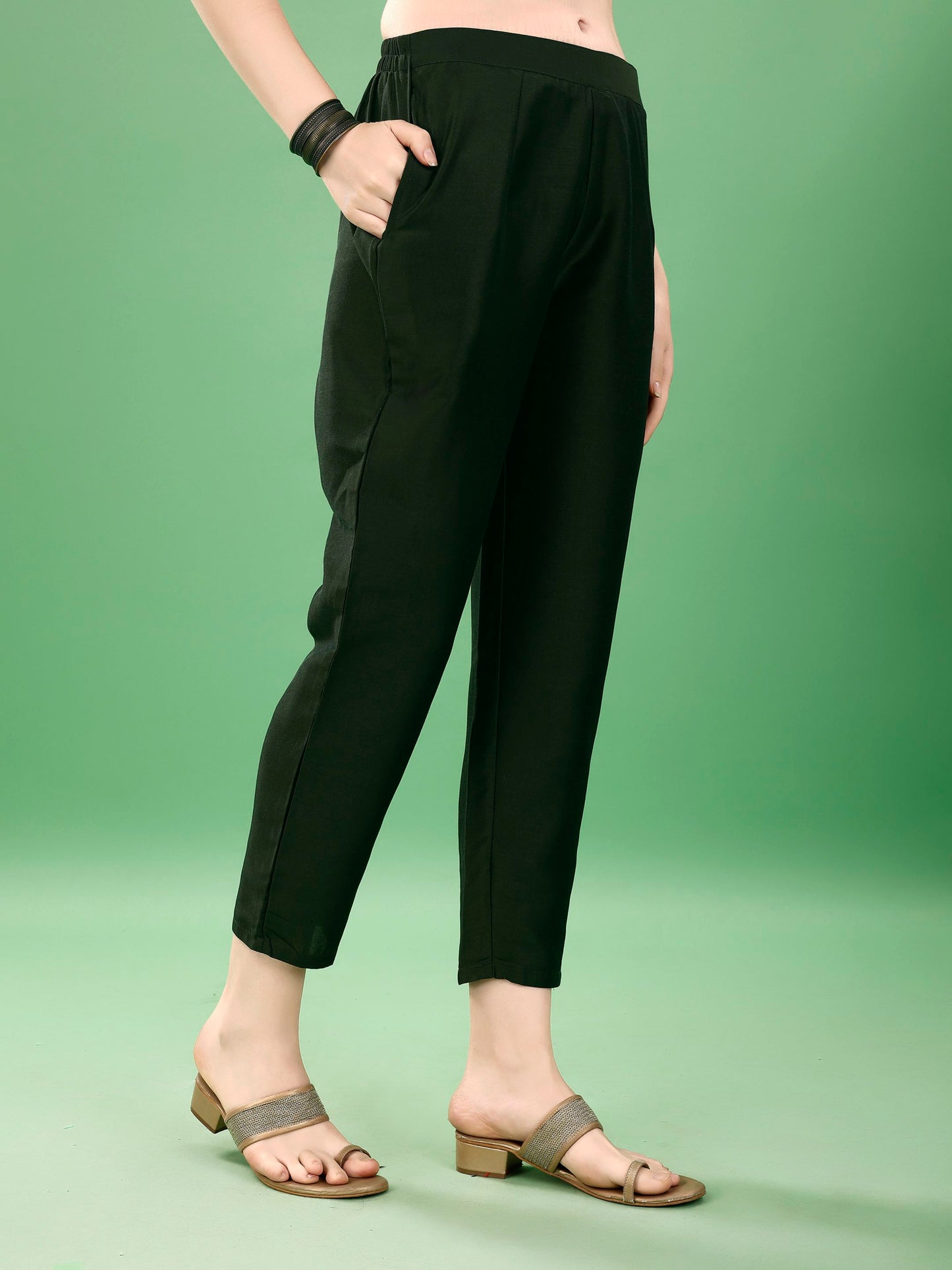 Women's  Embroidered Silk Blend Kurta Pyjama & Dupatta Set