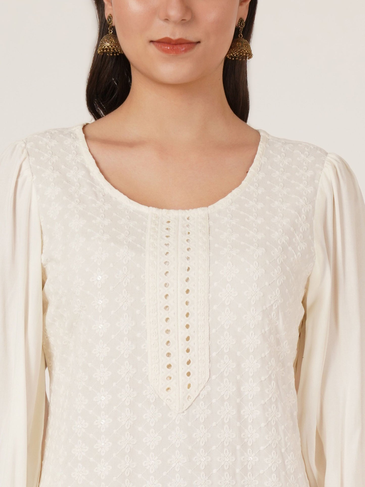 Women's  Embroidered Rayon Kurta Pyjama & Dupatta Set