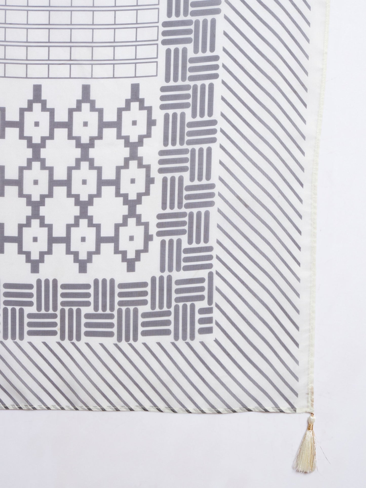 Ivory Embroidered Silk Women's Kurta,Palazzo and Dupatta Set