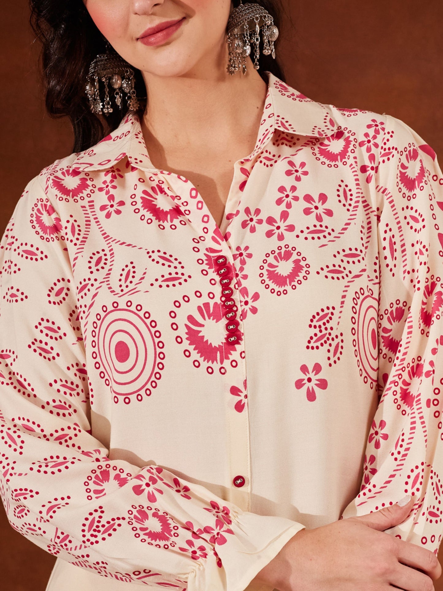 Green Printed Rayon Women's Kurta and Palazzo Set