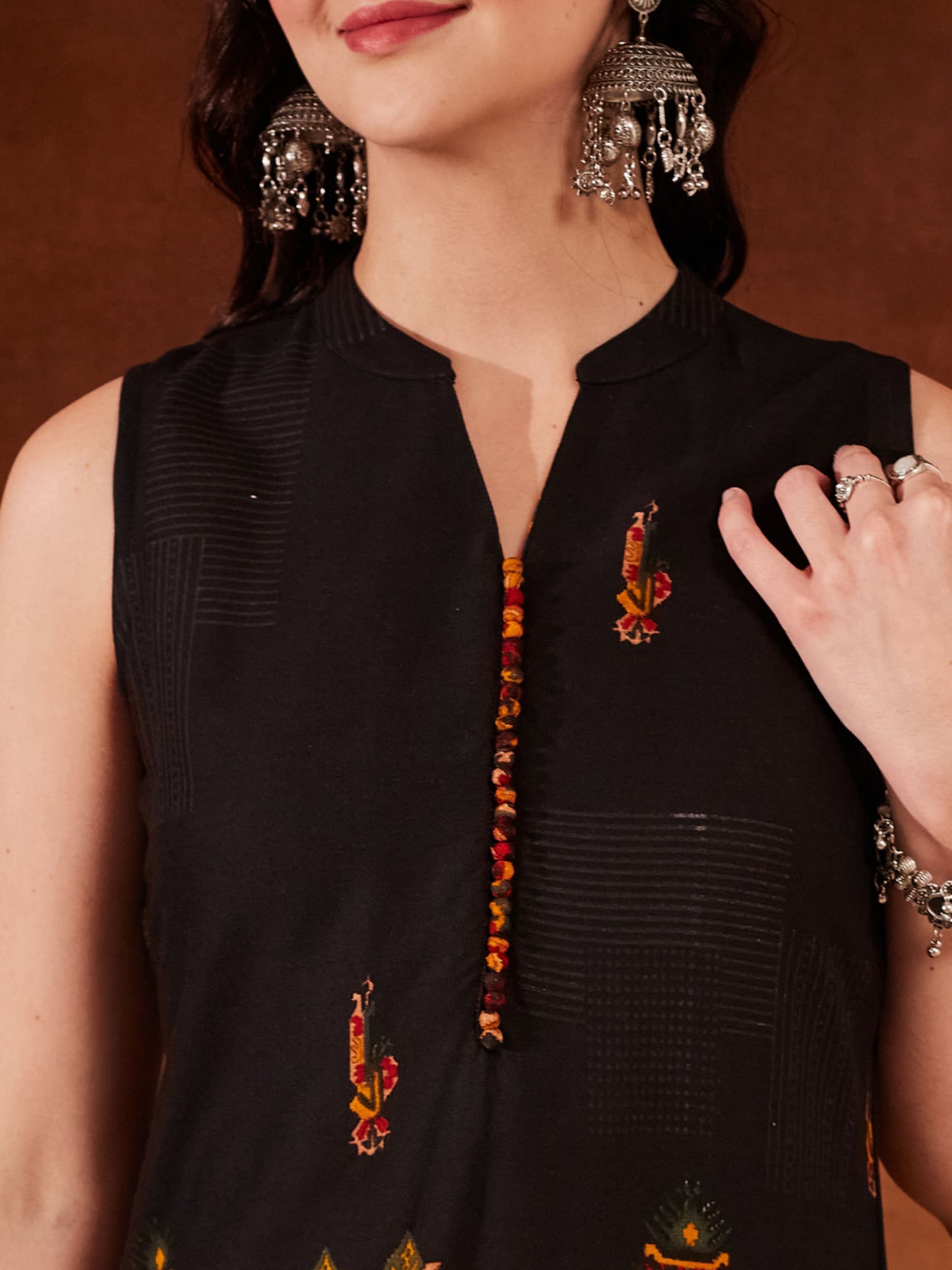 Purple Printed Rayon Women's Kurta and Palazzo Set